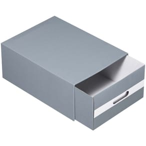 Arkivæske Esselte 2 skuffer, grå, 25 stk