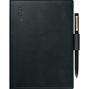 Taschenkalender RIDO perfect/Technik I 2026, Kunststoff, schwarz