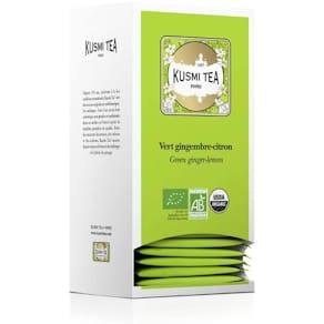 Te KUSMI Eko Green ginger-lemon 25/fp