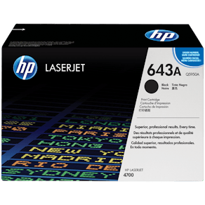 Color LaserJet 643A black toner