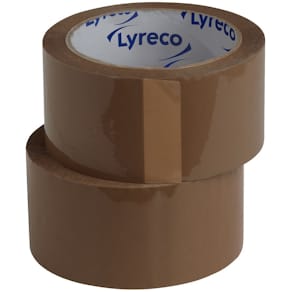Packtejp LYRECO PP 50mmx100m brun 6/fp