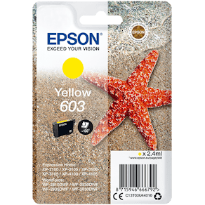 Bläckpatron EPSON T03U 603 gul