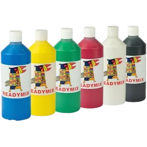 Readymix färglära 500ml x 6 färger