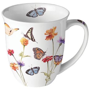 Kaffeebecher AMBIENTE Butterfly garden, 0,4l