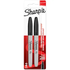 Marker Sharpie Fine (2) Black