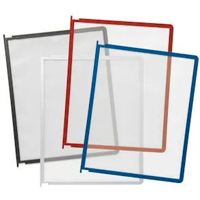 Ram/Panel A4 Blå, med stift, ej till Durable, 5st