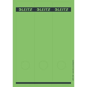 Rückenschild Leitz, lang, breit, grün