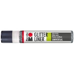 Effektliner Marabu Glitter Liner, 25 ml, graphit
