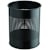Papiermand Durable metaal, 15 l, perforatie, zwart