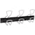 Klesknagg ALBA 3 kroker 48cm sort/metal