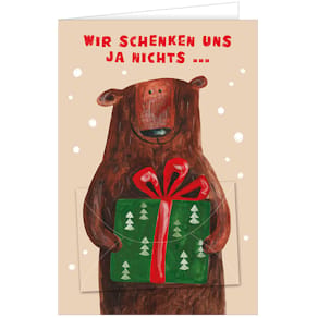 Geldscheinkarte HANRA, Weihnachten