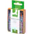 Papierklemmen Q-CONNECT, 28 mm, gestreept, doos van 100 stuks