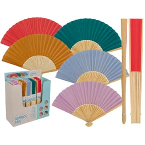 Fächer Out of the Blue Bambus Summer mix