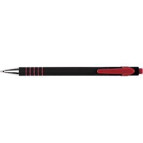 Balpen Q-CONNECT Lambda, 0,5 mm, medium punt, rood