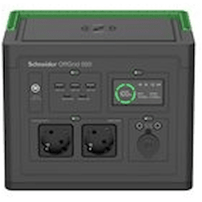 Schneider OffGrid 500 - Bärbar kraftstation - LCD, litiumjon, 2