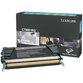 Toner LEXMARK C736H1KG 12K svart