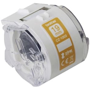 Etiketrulle Brother CZ-1003 19 mm x 5 m, til VC-500W, 1 rulle