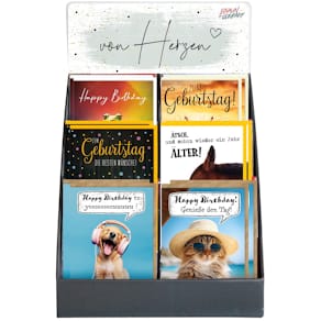 Geburtstagskarte BRAUN+COMPANY Funny Photo, sortiert