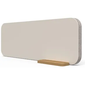 Bordsskärm & Skrivtavla Mood Fabric Table, 1000x350mm, Varmgrå