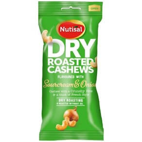 Nötter Cashew sour cream & onion, 60g