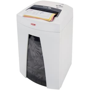 Aktenvernichter HSM Securio C18, weiß, Streifen 3,9 mm