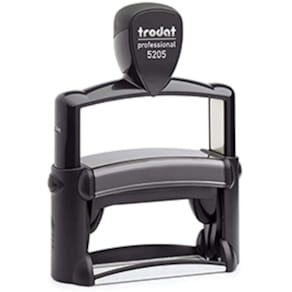 Stempel, Trodat 5205, sort, 1 stk