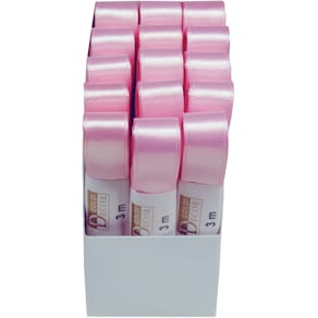 Geschenkband Goldina Doppelsatin, 15 mm x 3 m, rosa