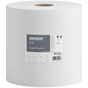 Industritorkrulle KATRIN Plus XL Vit, 1-lag, 1110m/rl
