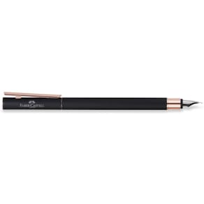 Füllfederhalter Faber-Castell NEO Slim, M, schwarz/rosegold