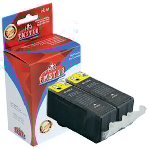Tintenpatrone EMSTAR, 2 St., schwarz