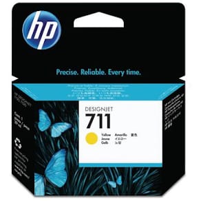 Blekk HP 711 CZ132A gul