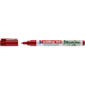 Permanentmarker edding EcoLine 25, 1,0 mm, rot