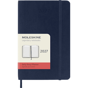 Moleskine Classic Soft 12M Daily Pocket Sapphire Blue 2027