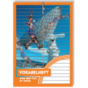 Vokabelheft PVP 2408, Lineatur 53, A6, 32 Blatt, orange