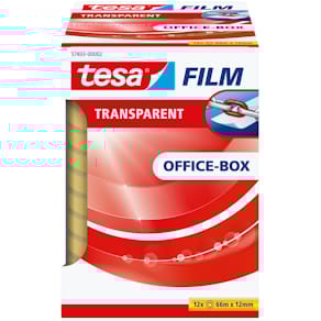 Klebefilm tesa tesafilm®, transparent, 12 mm x 66 m, 12 Rollen