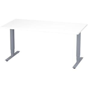 Bord höj/sänk Pro 1600x800 vit/silver