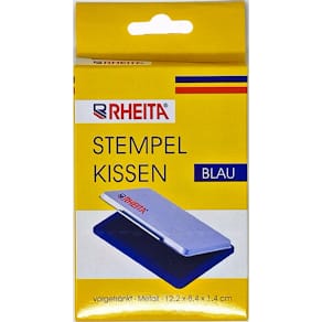 Stempelkissen RHEITA, 7 x 11 cm, Größe 2, blau