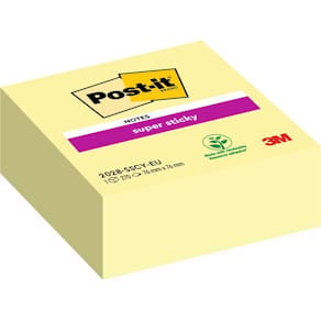 Notes POST-IT SS kub 76x76mm gul 270blad