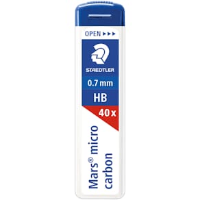Feinmine STAEDTLER Mars micro carbon 255, 0,7 mm, HB, schwarz, 40