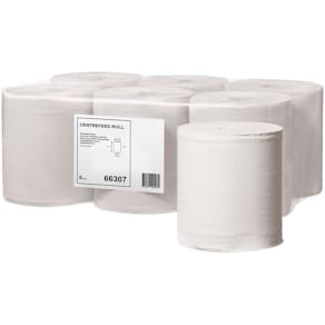 Aftørringsrulle Tork til M2, 1-lag hvid 215 mm x 275 m, 6 ruller