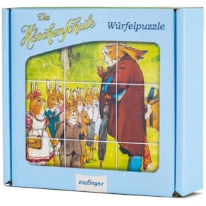 Würfelpuzzle Thienemann Die Häschenschule, 9 Teile, 6 Motive