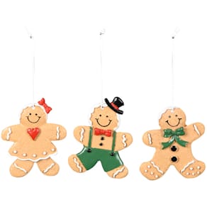 Weihnachtsanhänger POSIWIO Lebkuchenfigur, sortiert