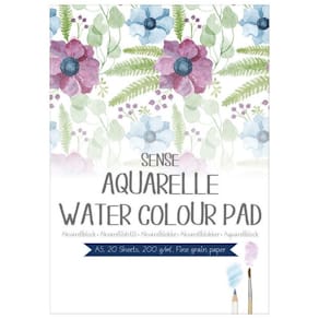 Akvarellblock pad A5 200g 20blad