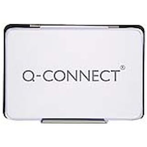 Stempelkissen Q-CONNECT Gr. 3, 9 x 5,5 cm, schwarz