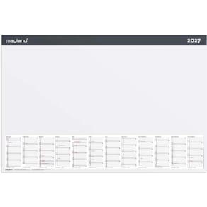 Skriveunderlag Mayland 2027, 402x598 mm, sort, FSC Mix
