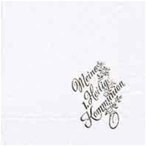 Motivserviette, 33 x 33 cm, Kommunion