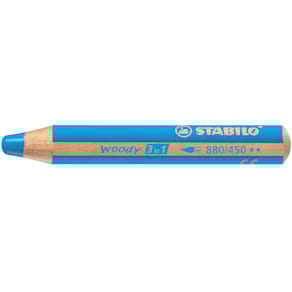 Aquarellfarbstift STABILO woody 3 in 1, cyanblau
