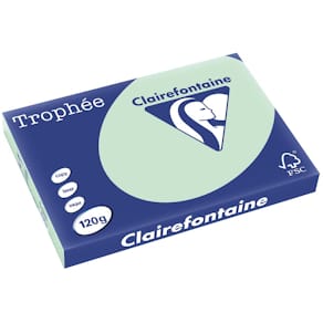 Gekleurd papier Clairefontaine Trophée Pastel, A3, 120 g, 250 vel