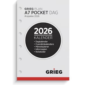 Årspakke GRIEG A7 2026 dag