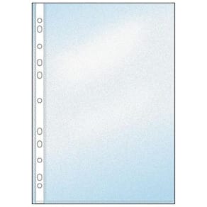 Plastficka A4, präglad, 0,08mm, 100st